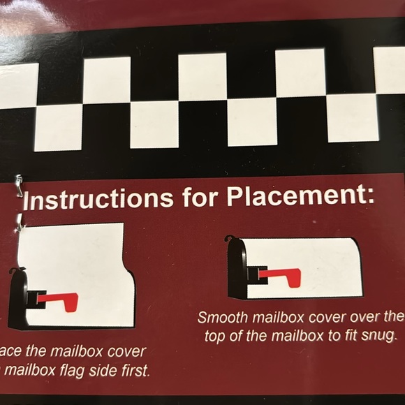 Folksy Hen magnetic mailbox cover - Picture 3 of 8